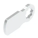 Essentra Components_31403011_Racks & Rack Cabinet Accessories Cam without Stopper 0mm Height X 33mm Length
