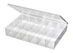 Flambeau, Inc._A812_Storage Boxes & Cases 12-Compartment Box 12 3/4" x 8 1/2" x 2 1/8" (32.39 x 21.59 x 5.40 cm)