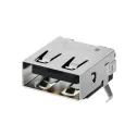 GCT_USB1130-30-A_USB Connectors USB A 2.0 Socket RA High Life 30u Gold T Hole W/Shell Stake