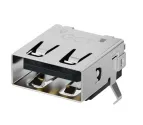 GCT_USB1130-GF-A_USB Connectors USB A 2.0 Skt RA High Life GF T Hole W/Shell Stake T & R