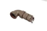Glenair_463HA001NF2106F_Rotatable Coupling-Low Profile EMI/RFI Environmental G-Spring Backshell with Strain Relief 90° 21 Shell Size Olive Drab Cadmium Over Electroless Nickel Rotatable