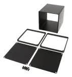 Hammond Manufacturing_1455NS1201BK_Enclosures for Single Board Computing 120 X 103 X 103MM SQ EXT ENCL