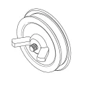 Hammond Manufacturing_HP350LG_HOLE PLUG - 3.5" CONDUIT - STEEL