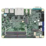 iBASE Technology_IB822F-4005_Single Board Computers 3.5" Intel Celeron J4005 QC SoC (2.0GHz/2.7GHz) onboard, w/ I210AT GbE LAN x 2, HDMI(2.0a), DisplayPort, LVDS(24-bit /Dual channel) or eDP, SATA III x2, COMx4, M.2 x 2 (B-key+E-Key), DC-in (12V 24V), EuP/ErP, Optional Heatsink(HSIB822-A), w/o cable k