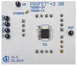 Infineon Technologies_BTS700151ESPDAUGHBDTOBO1_Power Management IC Development Tools daughterboard compatible with the PROFET +2 12V motherboard