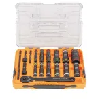 Klein Tools_65626_Wrenches KNECT Flip-24 Deep-Well, Heavy-Duty Impact Socket Set, SAE and Metric
