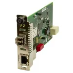 Lantronix_C3110-1039_Media Converters 1000BASE-T TO 1000BASE-SX, ION Card, MM, LC, 2KM, via an SFP module