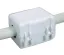 LeaderTech_SS28B2033_Ferrite Clamp On Cores Box Sleeve Snap Gray .350"ID 200@100