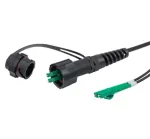 Megladon Manufacturing_1OJD8-010M_Fiber Optic Cable Assemblies SM ODVA to Duplex LC/APC, OSP Jacket 10M