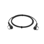 Megladon Manufacturing_1OOD8-0010M_Fiber Optic Cable Assemblies SINGLEMODE ODVA IP Series LCUPC/LCUPC Duplex Indoor/Outdoor Patch Cord FTTA Black 6in/2mm Fanout, 10 Meter