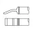 Metcal_PTTC-804_Soldering Irons Tweezer Cart. Blade 6.35mm (0.25in)