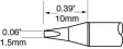 Metcal_STP-CH15_Soldering Irons Cartridge Chisel 1.5mm(0.059in) 30Deg