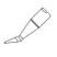 Metcal_STP-CNB04_Soldering Irons Cartridge Conical Bent 0.4mm (0.016in)