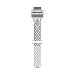 Molex_1300970250_Cable Accessories Strain Relief Grip Aluminum/Stainless Steel