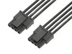 Molex_214750-1041_Rectangular Cable Assemblies Micro-Fit 3.0 SR R-R 4CKT 150 MM Sn