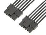 Molex_214750-1061_Rectangular Cable Assemblies Micro-Fit 3.0 SR R-R 6CKT 150 MM Sn