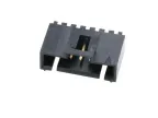 Molex_70553-0006_7 Pos, 1 Row, Male, RA Header, 2.54mm Pitch, Solder