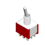 Mountain Switch_108-1M31T1B1M1QE-EVX_Toggle Switches SWITCH TOGGLE 3PDT