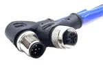 Mueller Electric Co._C5BD82M005_Mueller Electric Blue-Flex, M12 Cordset, 5-Pin, Right Angle Male to Right Angle Female, Silicone, 5M