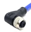 Mueller Electric Co._C5D82M005_Mueller Electric Blue-Flex, M12 Cordset, 5-Pin, Right Angle Female to Open End, Silicone, 5M