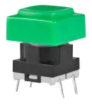 NKK Switches_JB15HAP-4FF_Tactile Switch SPST Green PC Pin 125mA 24VDC Thru-Hole