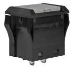 NKK Switches_JPM16B-H_Switch Push Button ON OFF SPST Rectangular Button 10A 250VAC Alternate Contact Solder Lug Panel Mount