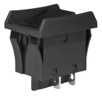 NKK Switches_JWL21BAA-A_Switch Rocker ON None OFF DPST Quick Connect/Solder Lug Curved Rocker 16A 250VAC 72VDC 25000Cycles