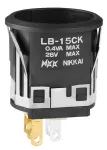 NKK Switches_LB15CKG01-5C12-JC_SWITCH PUSHBUTTON SPDT 0.4VA 28V