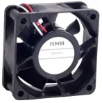 NMB_06025SS-24R-AA-D0_DC Fans Tubeaxial Fan, 60x60x25mm, 24VDC, 30CFM, Rib Mount, Sleeve Bearing, Lead Wires