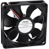 NMB_08020SS-12K-AT-00_DC Fans DC Tubeaxial Fan, 80x80x20mm, 12VDC, 31.1CFM, Rib, Sleeve, Lead Wires, Tach