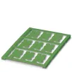 Phoenix Contact_0818917_Conductor marker Sheet green unlabeled can be labeled with BLUEMARK CLED BLUEMARK LED Plotter Mounting type clip on Cable diameter 2.8-4.4 mm Lettering field 23 mm x 5.5 mm