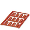 Phoenix Contact_0820565_Cable marker, Sheet, red, unlabeled, can be labeled with BLUEMARK ID COLOR, BLUEMARK ID, BLUEMARKCLED, PLOTMARK, CMS-P1-PLOTTER, mounting type Assembly with cable binders, cable diameter > 4 mm,lettering field size 24 x 5 mm