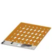 Phoenix Contact_0829321_Cable marker Card orange unlabeled can be labeled with THERMOMARK CARD Mounting type Thread on Cable diameter >13 mm Lettering field 24 x 5 mm