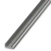 Phoenix Contact_0829530_Marker carriers, transparent, unlabeled, mounting type: Screws, rivets, lettering field size: 1000 x 15 mm