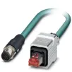 Phoenix Contact_1407426_Cable Assembly Ethernet 1m 26AWG M12 Circular to RJ-45 PL-PL