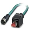 Phoenix Contact_1407461_Cable Assembly Ethernet 5m 26AWG RJ-45 to M12 Circular PL-F