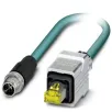 Phoenix Contact_1407476_Cable Assembly Ethernet 2m 26AWG M12 Circular to RJ-45 PL-PL