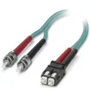 Phoenix Contact_1409823_Assembled FO cable zip cord cable multi-mode fiberglass 50/125 um OM3 plug B-FOC (ST)/SC-RJ degree of protection IP20 for installation in cable ducts or control cabinets length 1 m