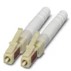 Phoenix Contact_1411298_LC duplex connector, with long bend protection, multi-mode 50/125 m, beige, value pack 10 pcs.