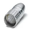 Phoenix Contact_1595890_Cable Connector Straight Shielded Yes Screw Locking M23 POS 8+1 Type of Contact Socket Solder Connection Cable Diameter 6.5 mm-7.5 mm