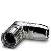 Phoenix Contact_1607030_Sleeve housing for cable connector, angled, Screw locking, M23, shielded no