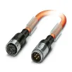 Phoenix Contact_1620348_Connector in molded plastic on both sides, length: 2 m, color of outer sheath: orange RAL 2003