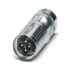 Phoenix Contact_1607667_Conn Circular PIN 4 POS Crimp ST Flange Mount 4 Terminal 1 Port