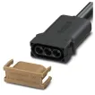 Phoenix Contact_1706517_SUNCLIX micon mains connector for the socket side, 3-pos., IP67, 20 A, 600 V, trunk line: 1.0 m, incl. dust protection cap, North American version