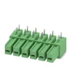 Phoenix Contact_1708640_6 Pos 7.62mm RA Header, 41A, 630V, Thru-Hole Solder, Green