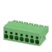 Phoenix Contact_1996061_7 Pos Spring Cage Terminal Block, 7.62mm, 41A, 600V, Green