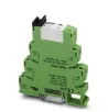 Phoenix Contact_2900341_PLC-INTERFACE, consisting of PLC-BPT /21-21 basic terminal block with push-in connection and plug-in miniature relay with multi-layer gold contact, for mounting on DIN rail NS 35/7,5, 2 PDTs, input voltage 60 V DC