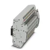Phoenix Contact_3069870_Test terminal strip Connection method Push in connection Number of positions 21 Cross section 0.5 mm 10 mm AWG 20 8 Width 203.8 mm Height 56.5 mm Color gray Mounting type DIN rail mounting
