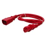 ProLabs_C-C132C1414AWG2M-RD_Amphenol 2m (6.6ft) C14 to C13 14AWG 15A 100-250V Red Power Cable