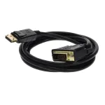 ProLabs_DISPLAYPORT2DVI10F-C_Amphenol 10ft DisplayPort 1.2 Male to DVI-D Dual Link (24+1 pin) Male Black Cable Which Requires DP++ For Resolution Up to 2560x1600 (WQXGA)